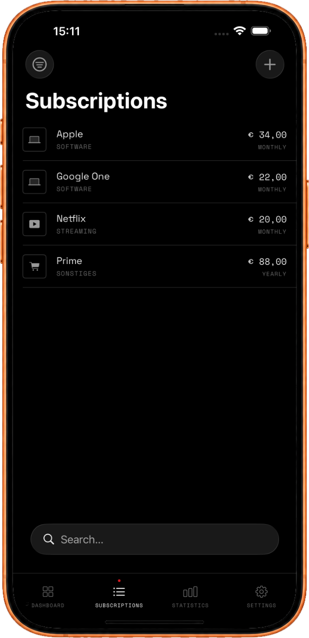 aTrackr Subscriptions